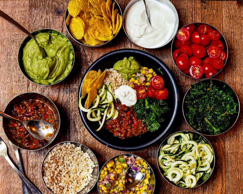 Complete balanced dinner plate